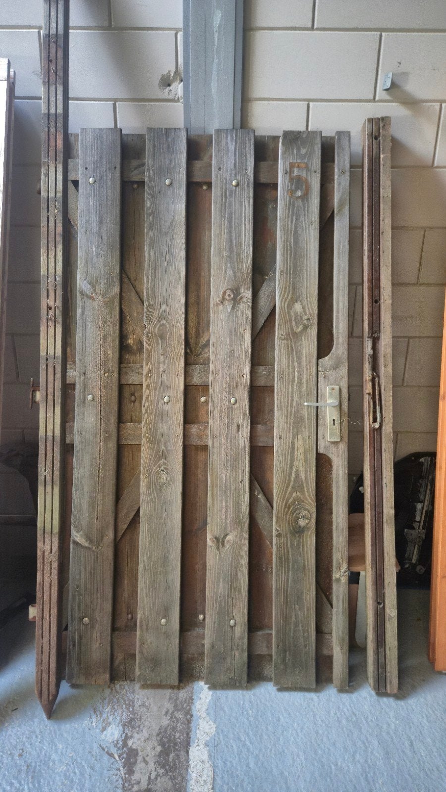 tuindeur/schutting deur/buitendeur, Tuin en Terras, Nieuw, Ophalen of Verzenden, Draaipoort, 150 tot 200 cm