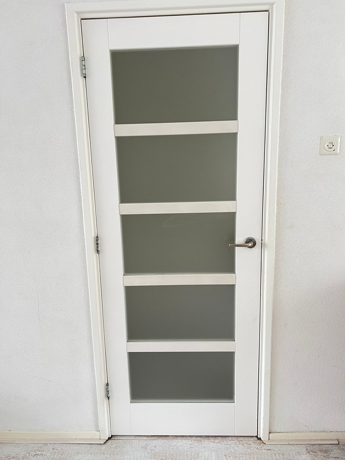 Stompe binnendeur 78x 201,5cm, linksdraaiend, Doe-het-zelf en Verbouw, Deuren en Horren, Ophalen, Minder dan 80 cm, Binnendeur
