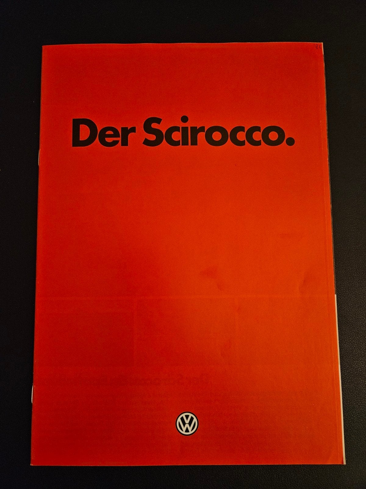 Brochure Volkswagen Scirocco 1980, Ophalen of Verzenden, Zo goed als nieuw, Volkswagen