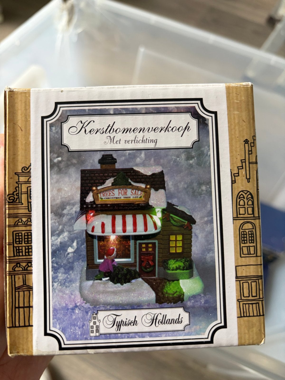 Typisch Hollands kerstbomenverkoop, Diversen, Ophalen of Verzenden, Gebruikt