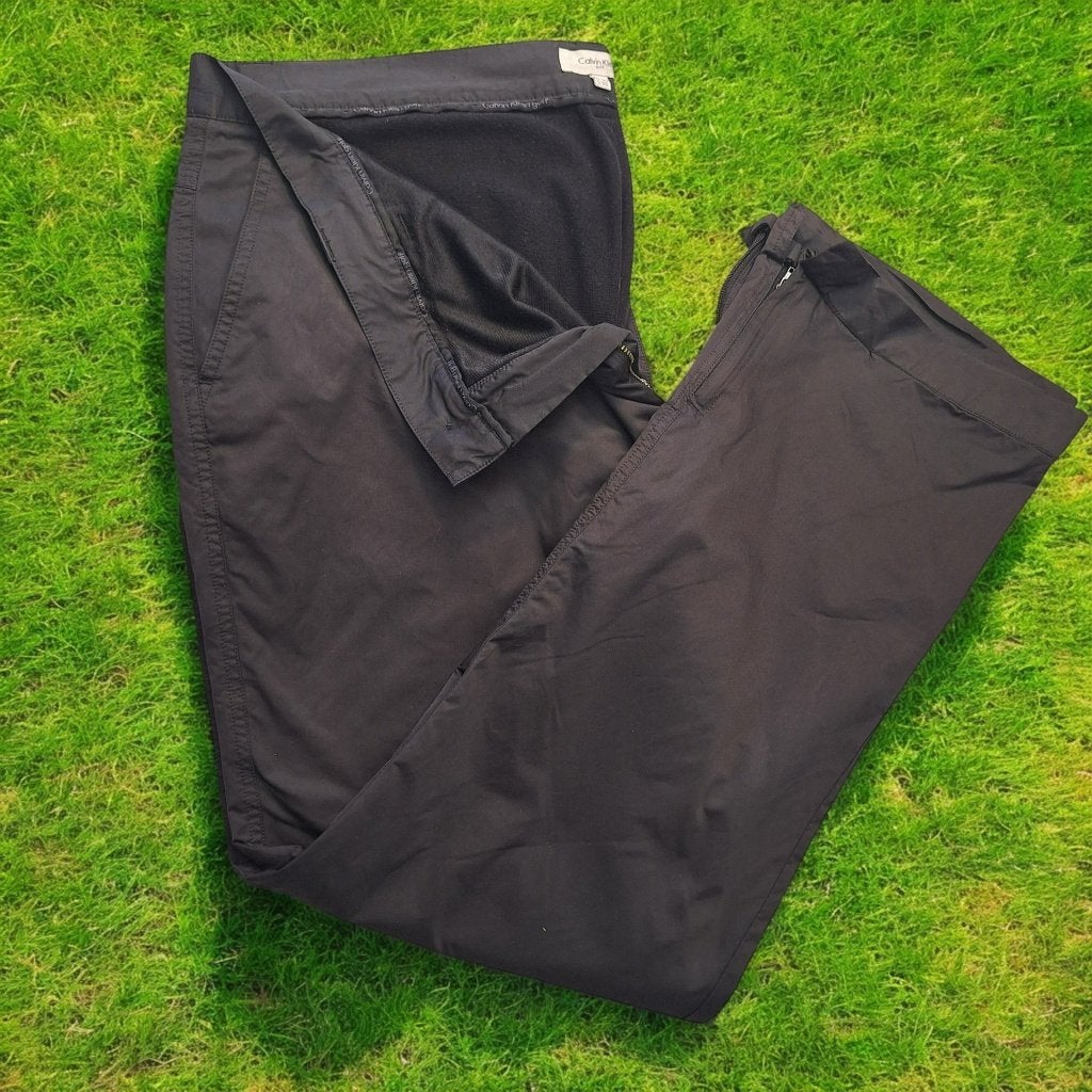 Calvin Klein heren golfbroek – donkergrijs | B40 L33, Calvin Klein, Ophalen of Verzenden, Zo goed als nieuw, Grijs