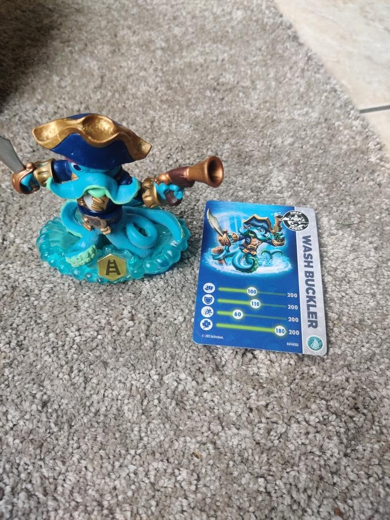Skylanders Wash Buckler met kaart, Ophalen of Verzenden, Zo goed als nieuw