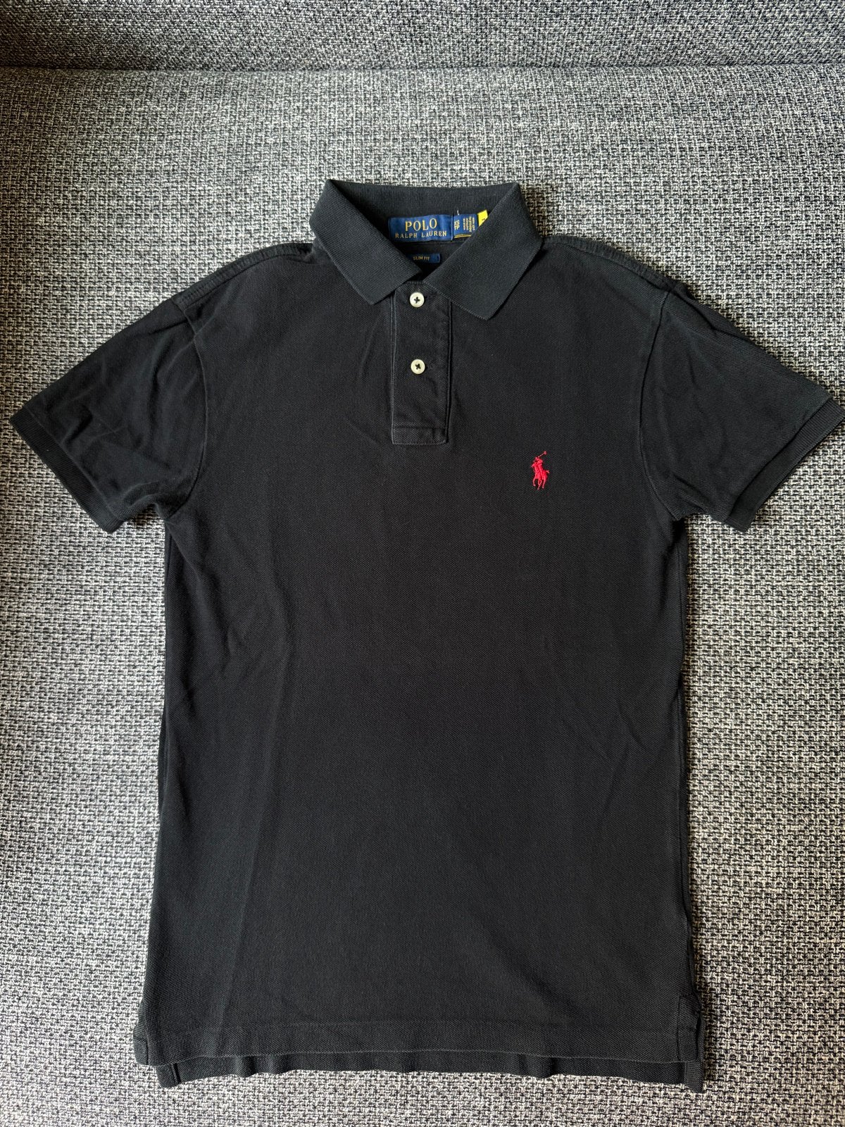 Polo Ralph Lauren Zwart Polo Shirt XS, Ophalen of Verzenden, Zo goed als nieuw, Maat 46 (S) of kleiner, Zwart