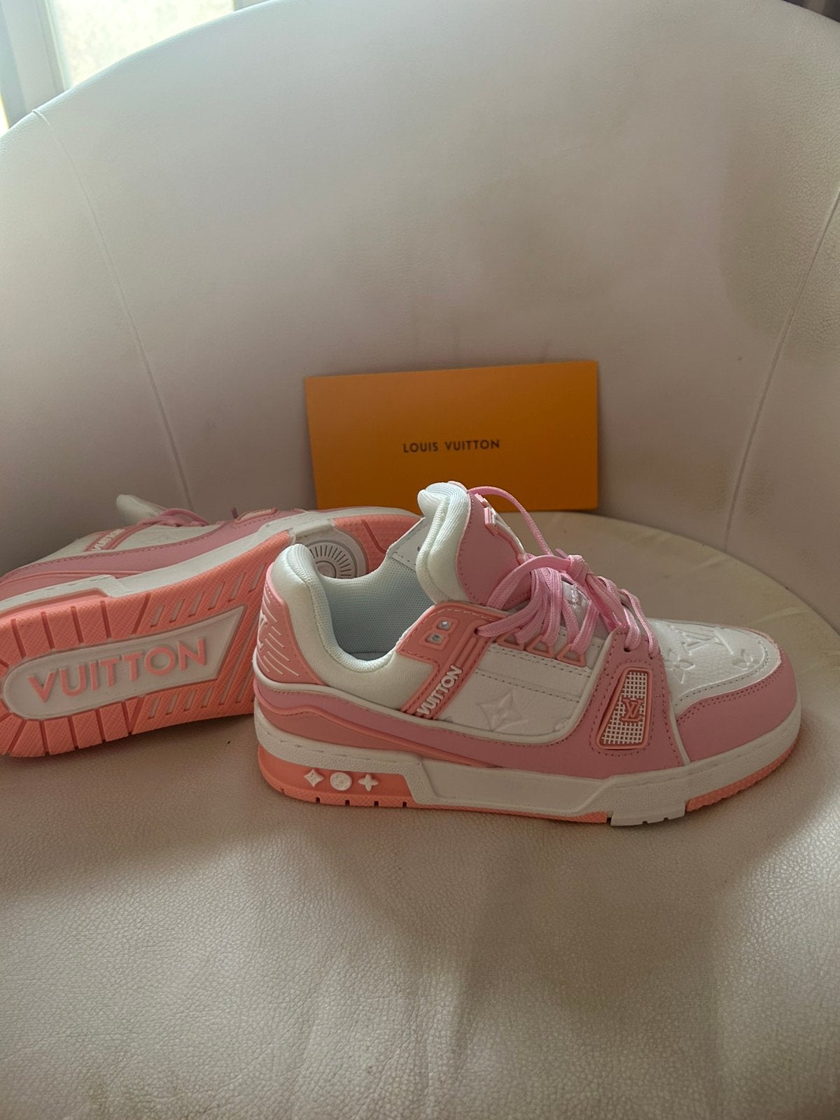 Lv schoenen roze 38, Kinderen en Baby's, Babykleding | Schoentjes en Sokjes, Ophalen of Verzenden, Zo goed als nieuw, Meisje, Schoentjes