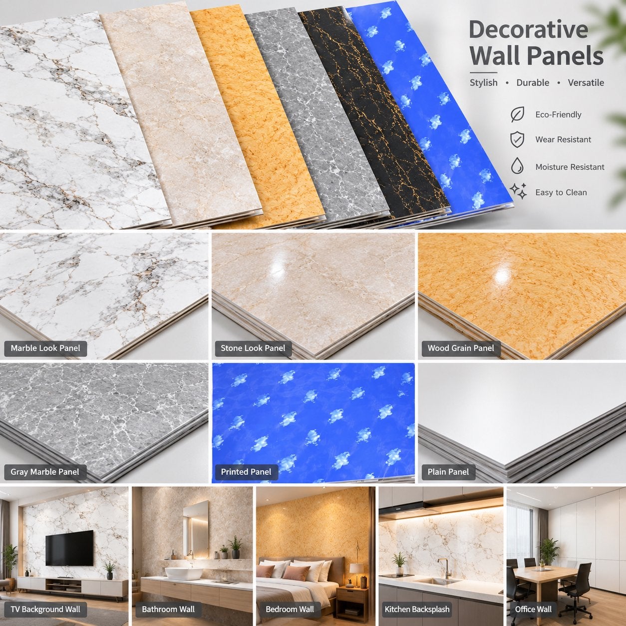 Decoratieve Wandpanelen - Diverse Kleuren & Designs, Wandtegels, Nieuw, Ophalen of Verzenden, 10 m² of meer