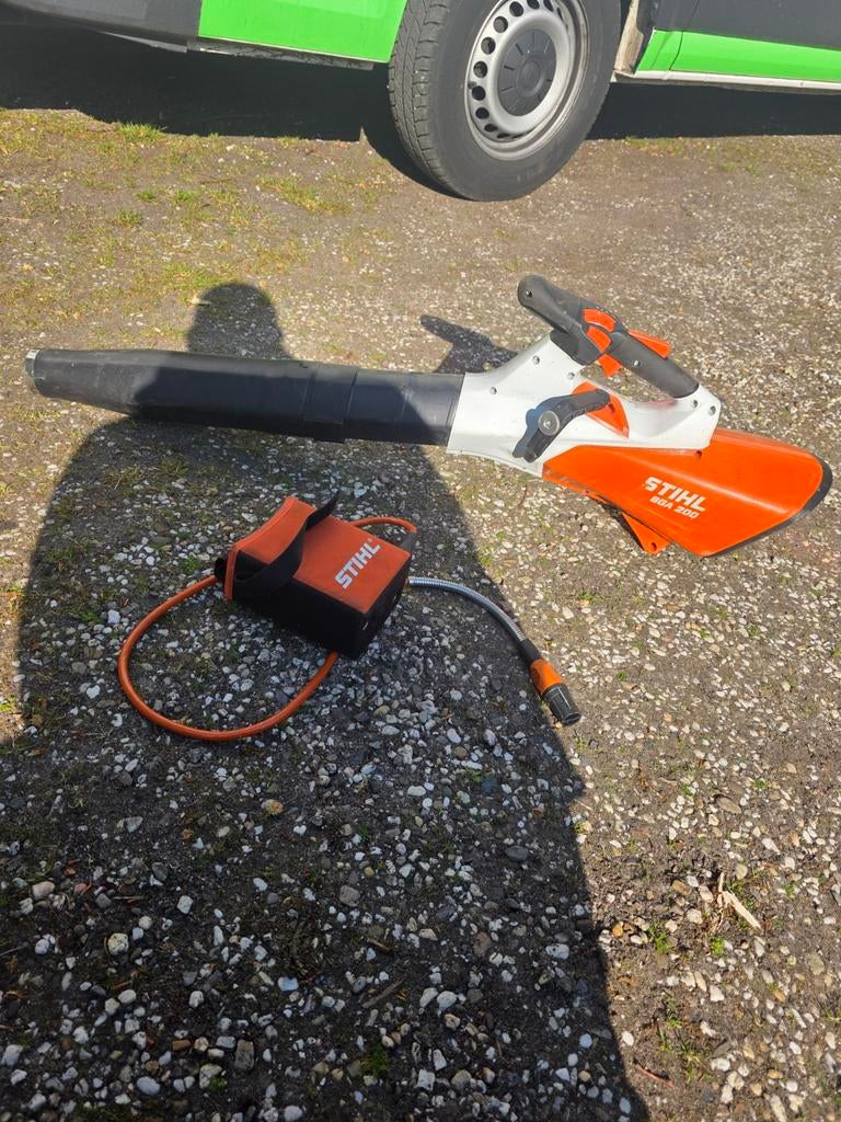 Stihl accu blazer, Tuin en Terras, Bladblazers, Ophalen of Verzenden, Zo goed als nieuw, Accu