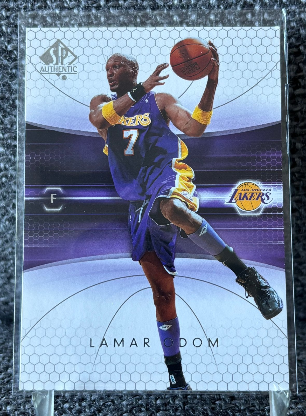 Lamar Odom Los Angeles Lakers Upper Deck NBA basketball card, Ophalen of Verzenden, Zo goed als nieuw, Plaatje