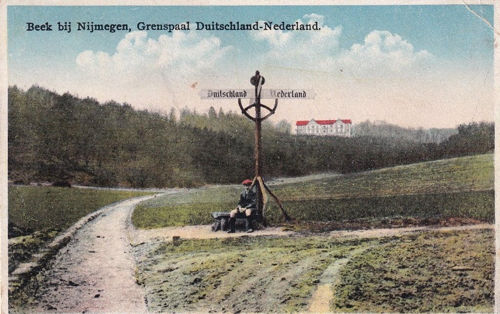 Beek grenspaal, Verzamelen, Verzenden, 1920 tot 1940, Gelopen, Gelderland