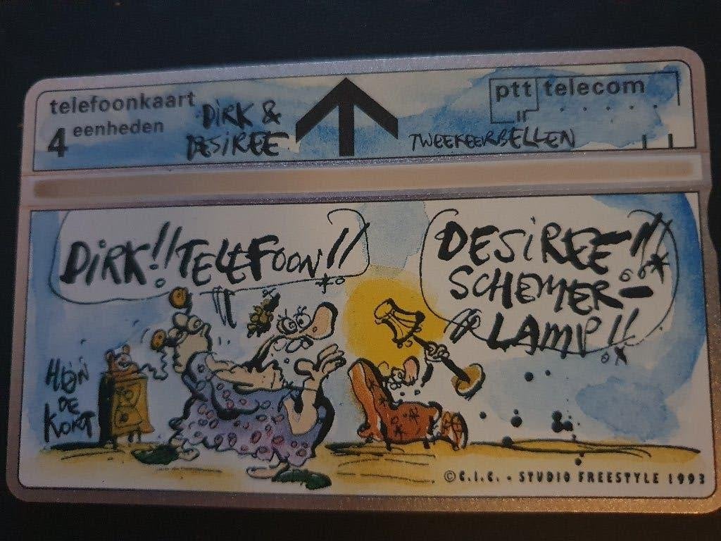 Telefoonkaart Dirk en Desiree, Ophalen of Verzenden, Nederland