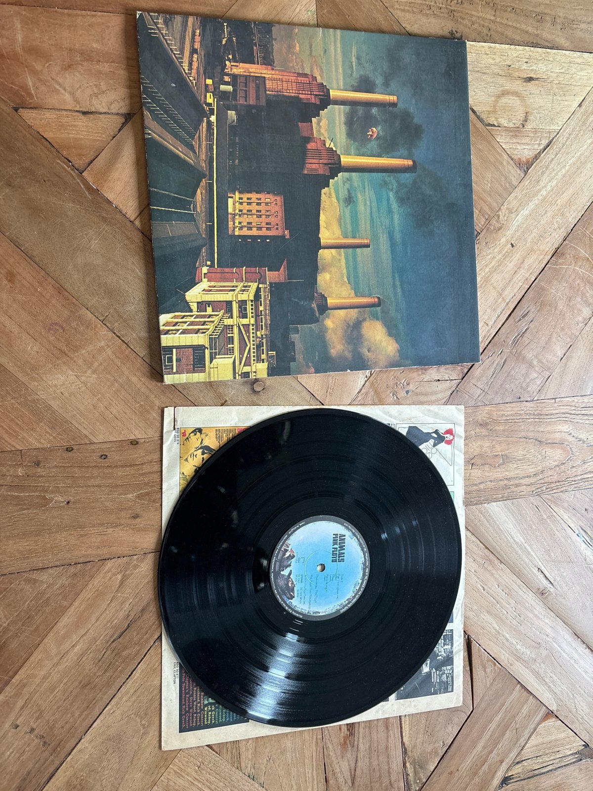 Pink Floyd - Animals LP (1977) - Klassieke Rock Vinyl, Gebruikt, Originele persing, Ophalen of Verzenden, 1970 - 1979