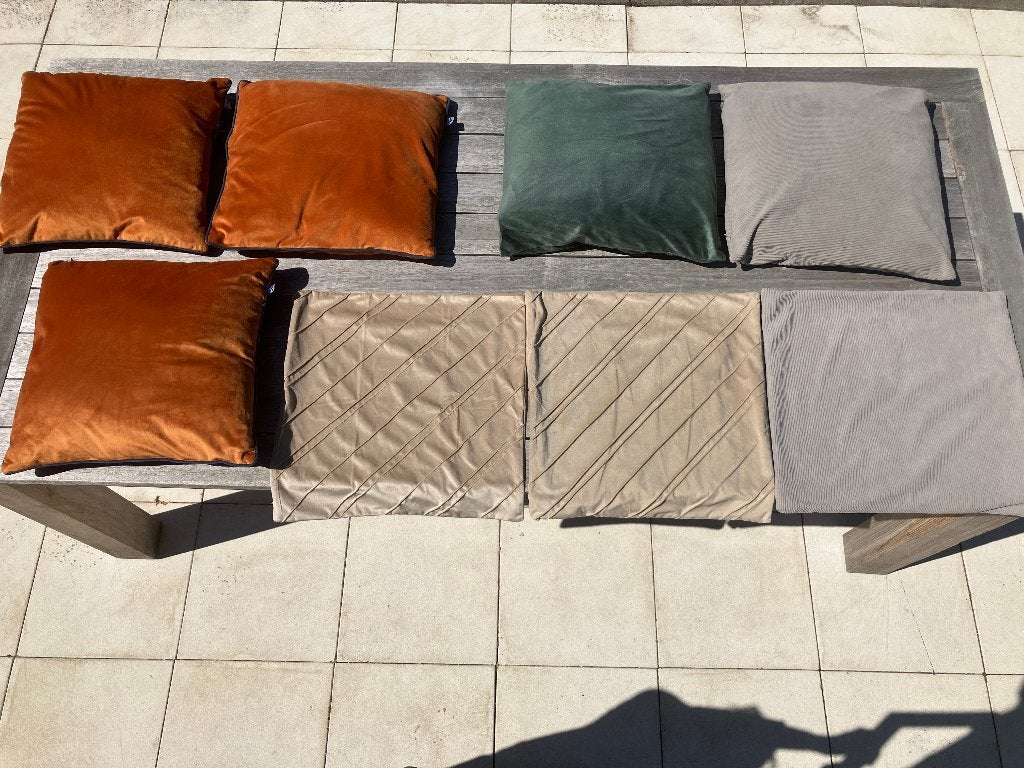 diverse kussentjes, Ophalen, Dubbelzijdig, Meerkleurig, Vierkant