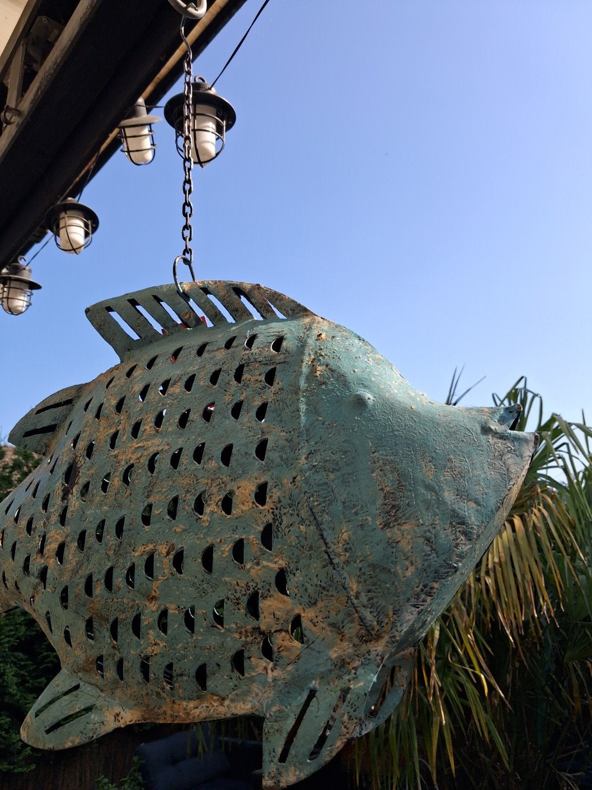Ibiza Beach Vibes Fish Azul M 55x 15x 36 cm, Verzenden, Metaal, Minder dan 25 cm