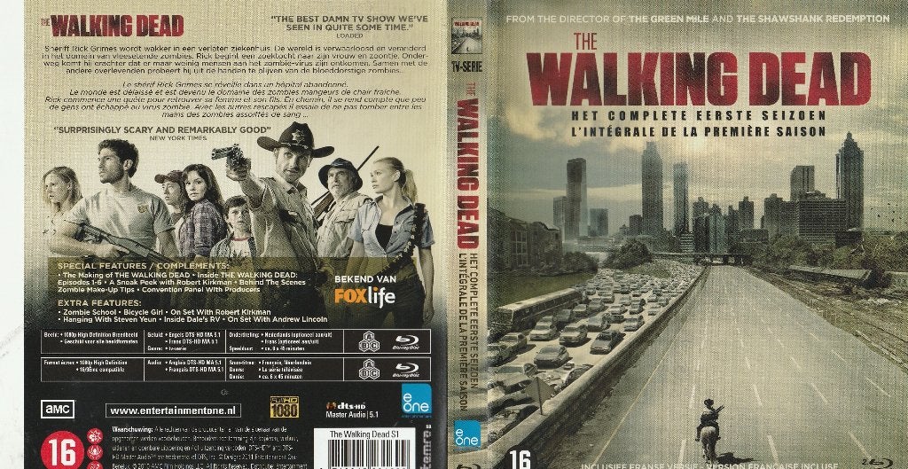 The walkin dead het complete eerste seizoen blu ray 2 disc, Cd's en Dvd's, Blu-ray, Ophalen of Verzenden, Zo goed als nieuw, Tv en Series