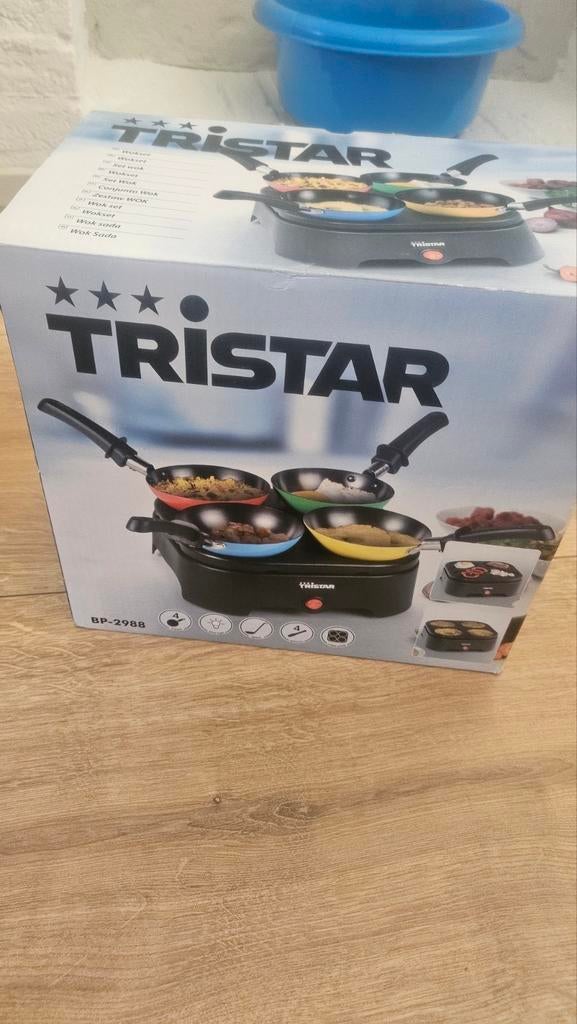 Tristar BP-2988 Wokset - Nieuw in doos, Ophalen, Nieuw, 4 t/m 7 personen
