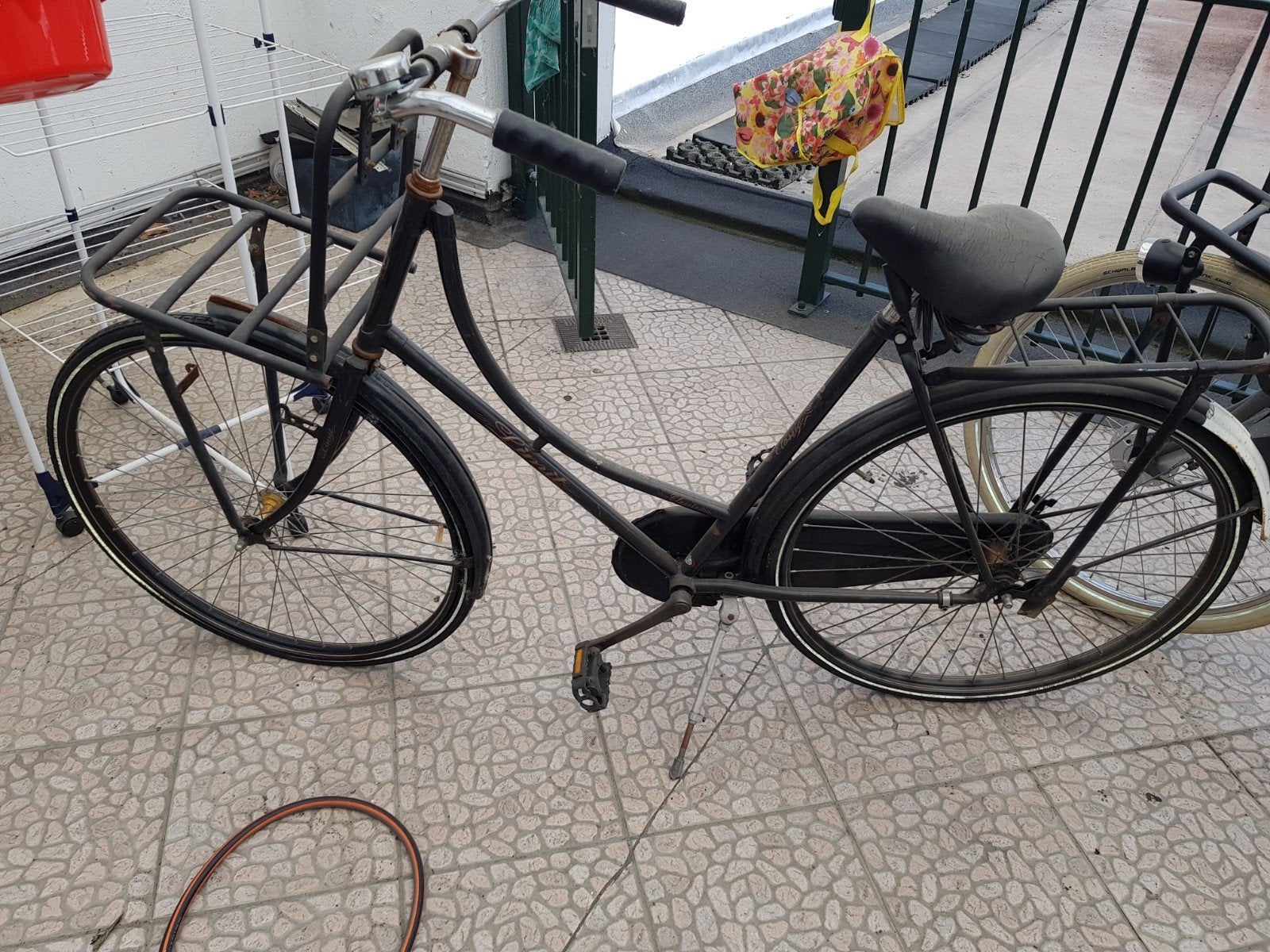 Omafiets opknapper - Klassieke fiets met potentie, Ophalen, Terugtraprem, Onbekend, 53 tot 56 cm
