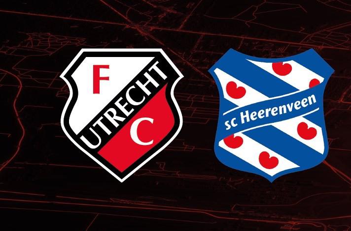 2 x FC Utrecht - sc Heerenveen stoelen naast elkaar Vak C, Twee personen