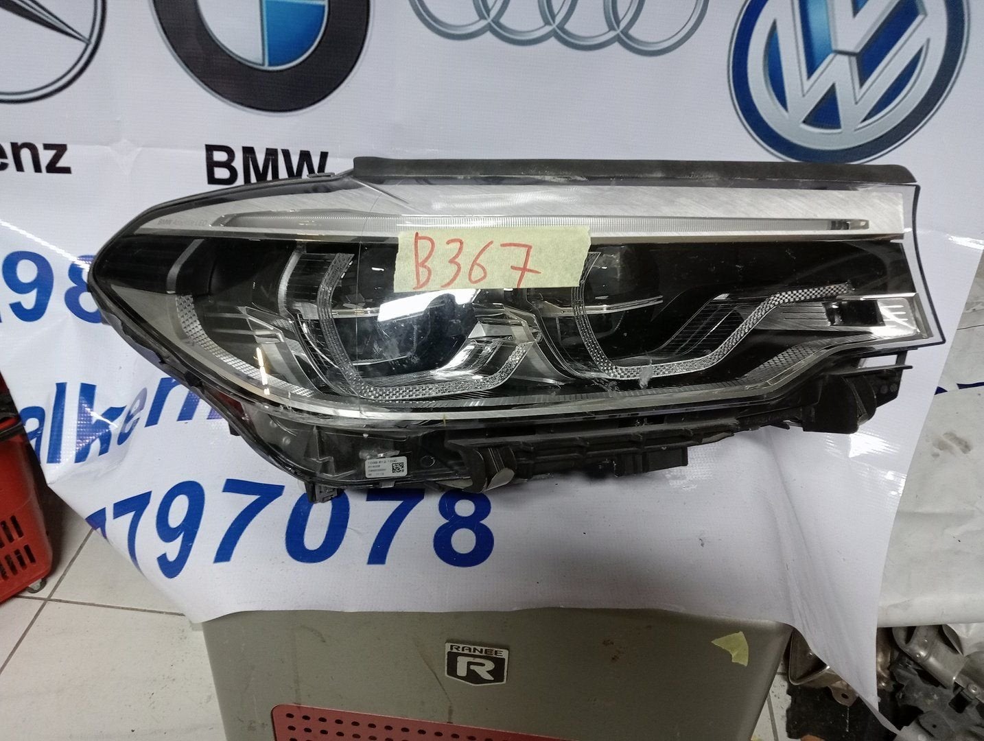 BMW 5 SERIE G30 G31 ADAPTIVE LED KOPLAMP RECHTS 7439210-01, Gebruikt, -, -, Ophalen of Verzenden