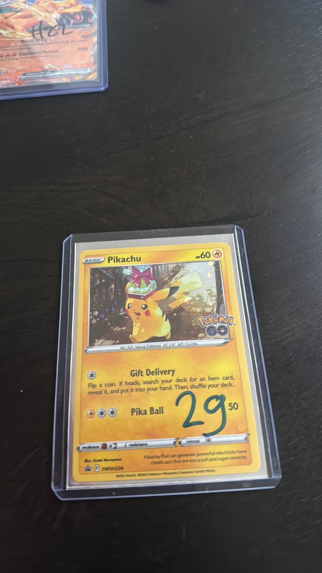 Pikachu sword &shield promo, Ophalen of Verzenden, Zo goed als nieuw