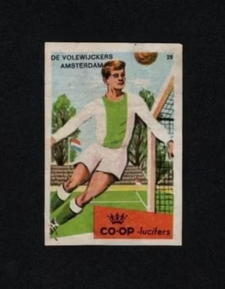 Lucifermerk De Volewijckers Amsterdam Voetbal Jaren 60., Ophalen of Verzenden, Zo goed als nieuw