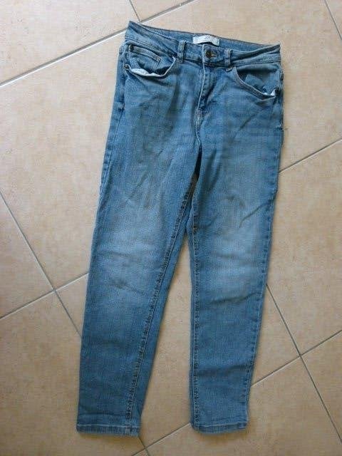 High waisted jeans JDY maat 36 S /L32 stretch, Blauw, Ophalen of Verzenden, Zo goed als nieuw, W28 - W29 (confectie 36)