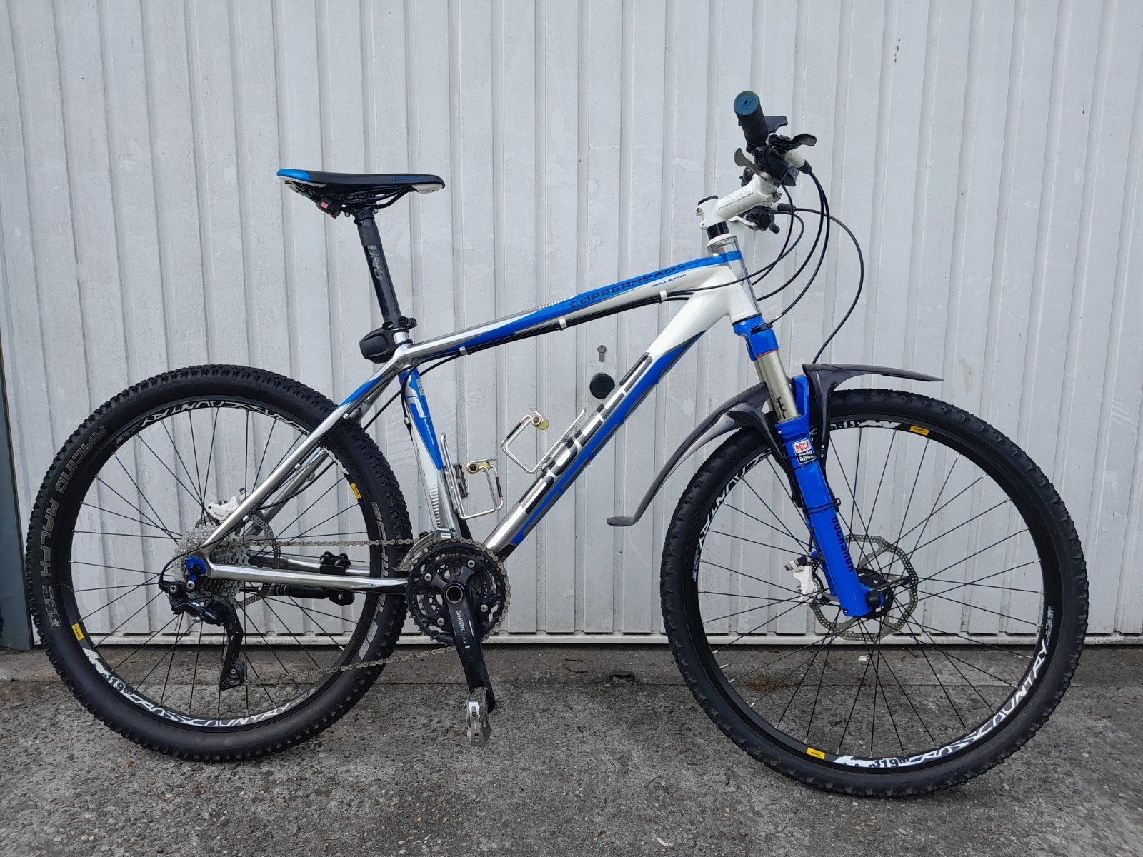 Mountainbike bulls copperhead, blauw metallic, Fully, Ophalen, Gebruikt, Overige merken