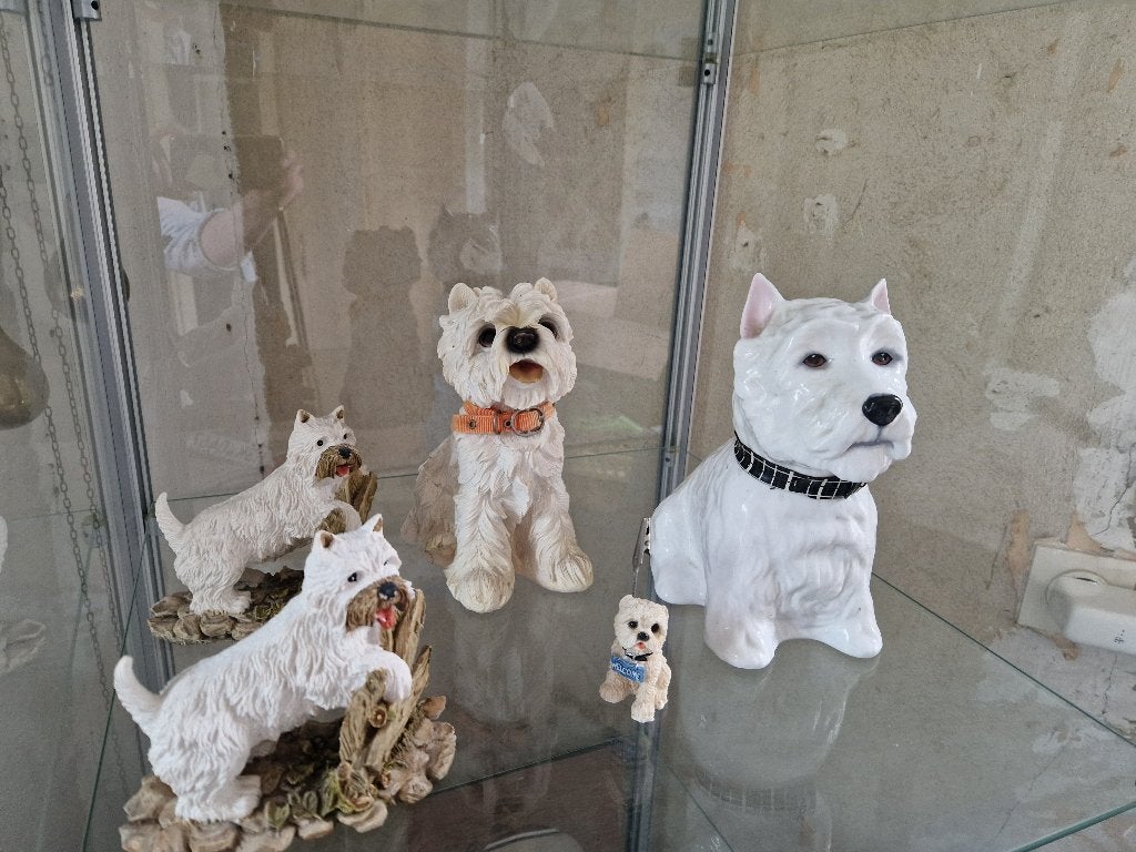 West highland high terrier beeldjes, Ophalen of Verzenden, Zo goed als nieuw