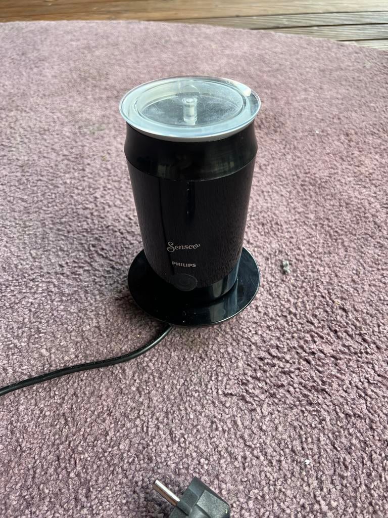 Philips Senseo Melkopschuimer - Zwart, Witgoed en Apparatuur, Melkopschuimers, Ophalen, Gebruikt, Elektrische melkopschuimer