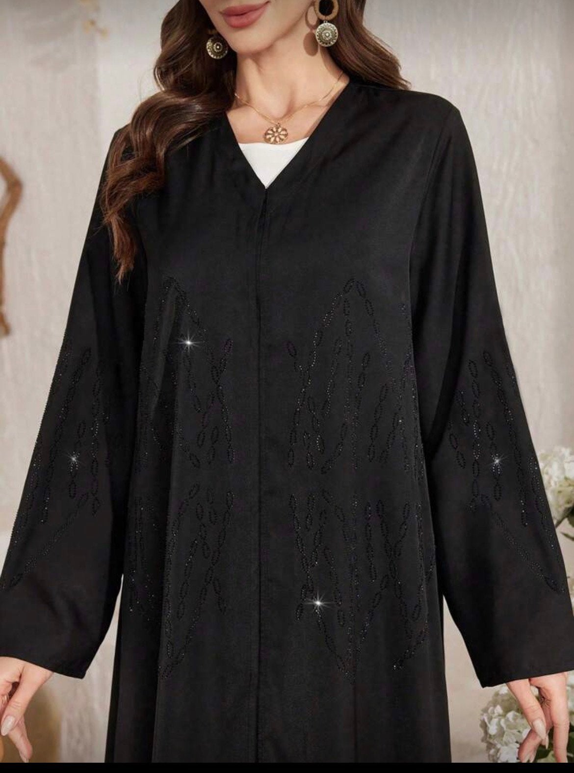 Nieuwe Luxe kimono kaftan maat l/xl, Kleding | Dames, Ophalen of Verzenden, Nieuw, Maat 46/48 (XL) of groter, Onder de knie