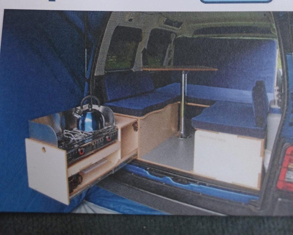Camperbox voor Citroen Berlingo/Peugeot Partner, 2009-2018, Overige merken, Buscamper of Camperbus, Tot en met 2, Particulier