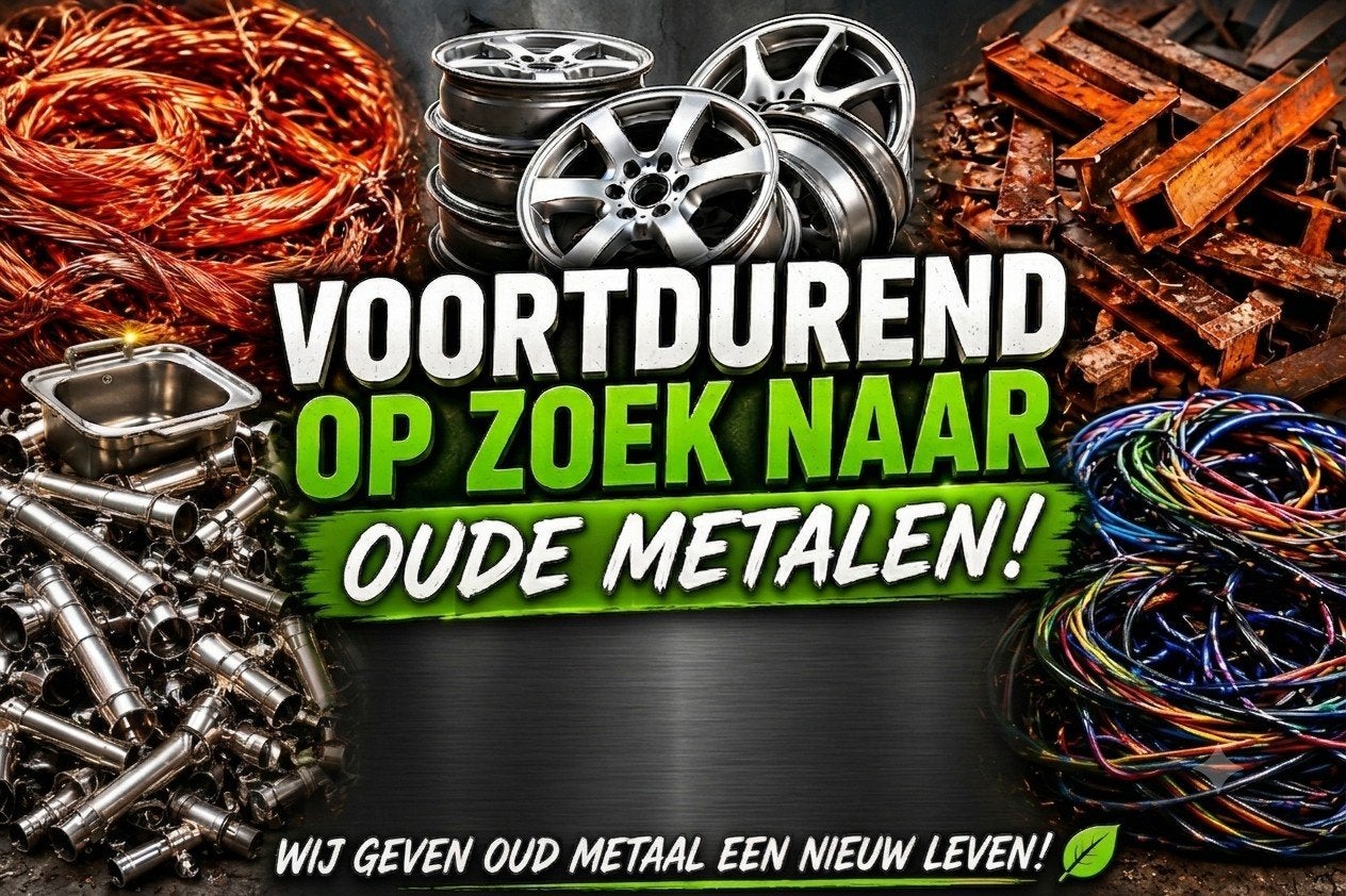 Inkoop oud metaal: koper, ijzer, aluminium en meer!, Ophalen of Verzenden, Gebruikt, Overige metalen