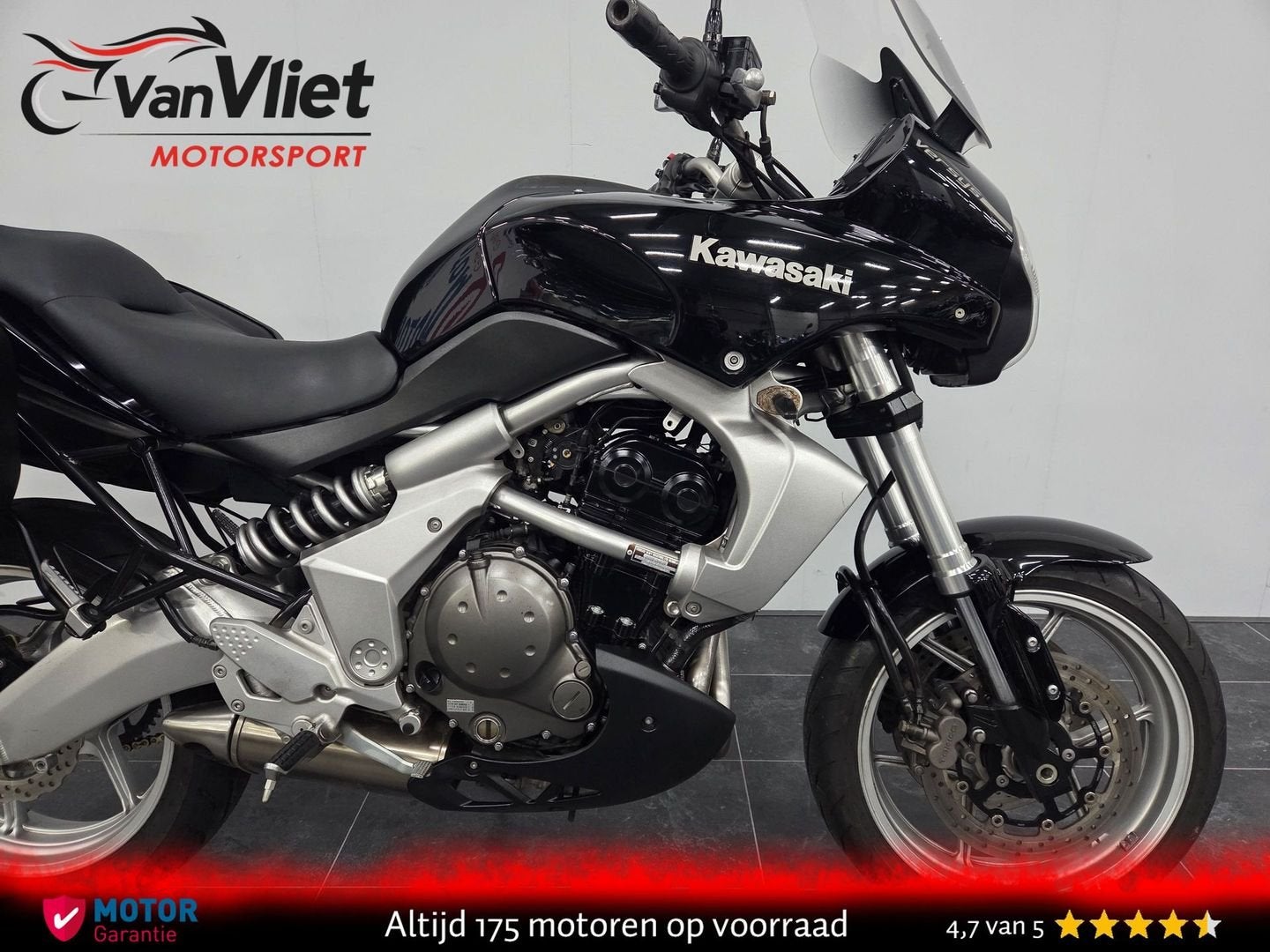 Erg Mooie Kawasaki Versys 650 Zwart 2007 28095km.!, Bedrijf, Onbekend, KAWASAKI, Overig