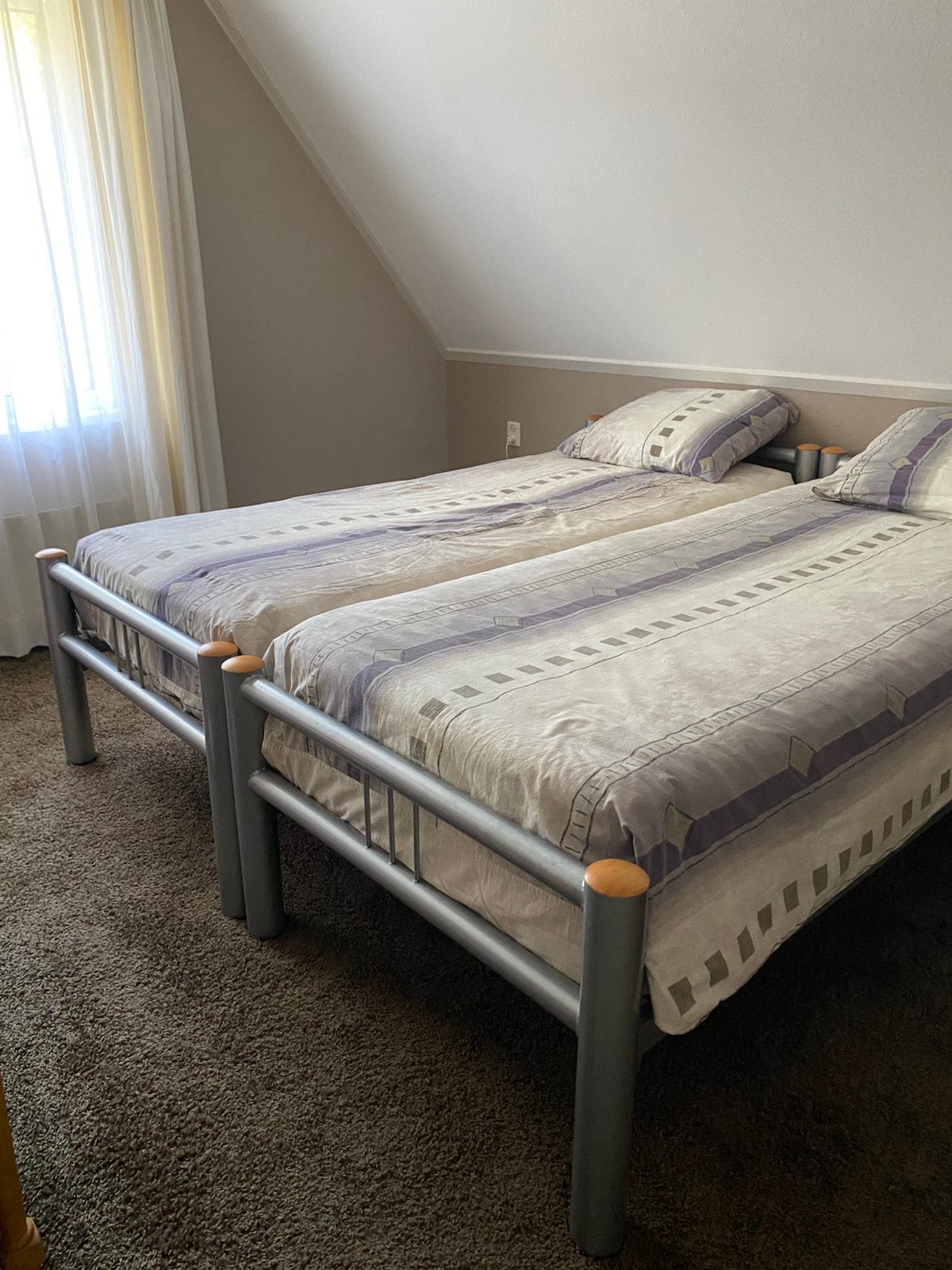 Een persoon ledikanten, Huis en Inrichting, Ophalen, Gebruikt, 90 cm, Eenpersoons