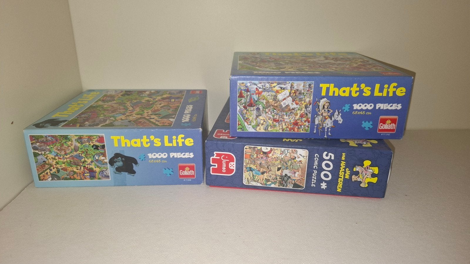 Diverse puzzels, Ophalen, Meer dan 1500 stukjes, Gebruikt, Legpuzzel