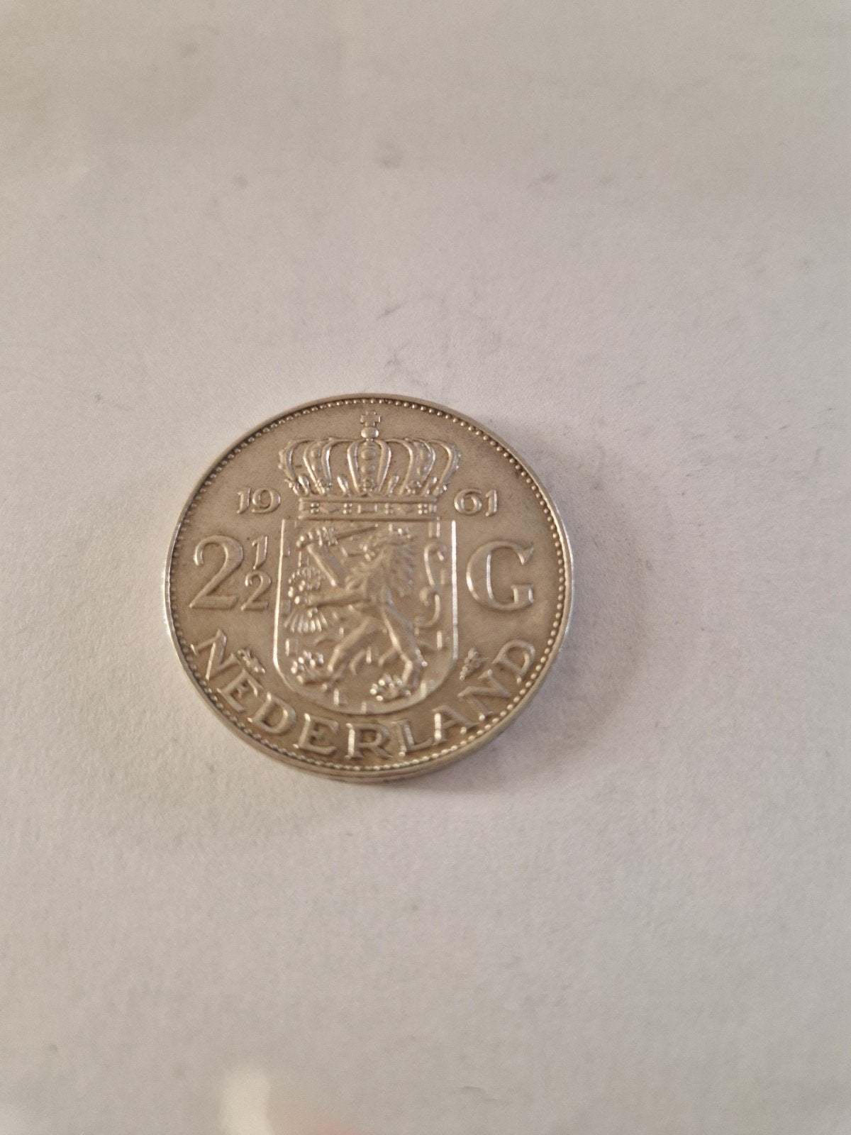 Zilveren Rijksdaalder-munt Juliana 1961, Postzegels en Munten, Ophalen of Verzenden