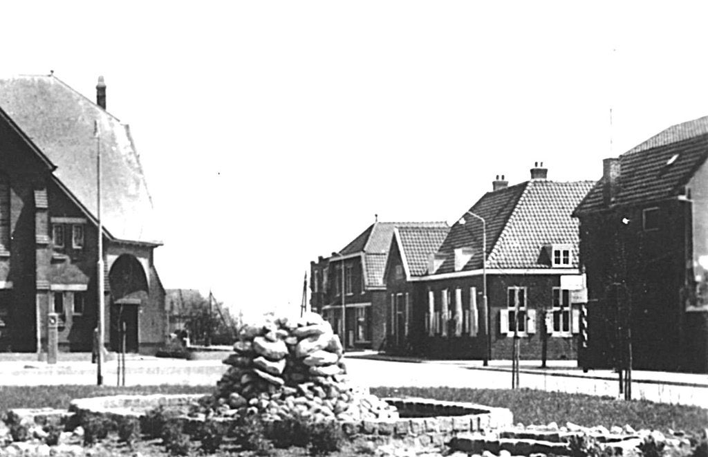 700374 Stavenisse Zeeland 1966 van der Lek De Clercqplein, Ophalen of Verzenden, 1960 tot 1980, Ongelopen, Zeeland