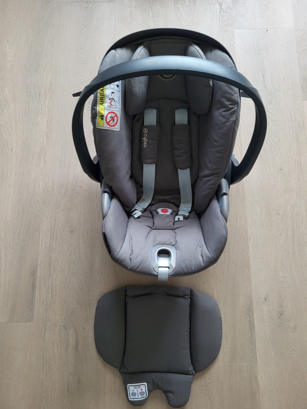Zgan Cybex Cloud Z i-Size autostoel soho Grey - mid grey, Zijbescherming, Zo goed als nieuw, Isofix, 0 t/m 13 kg