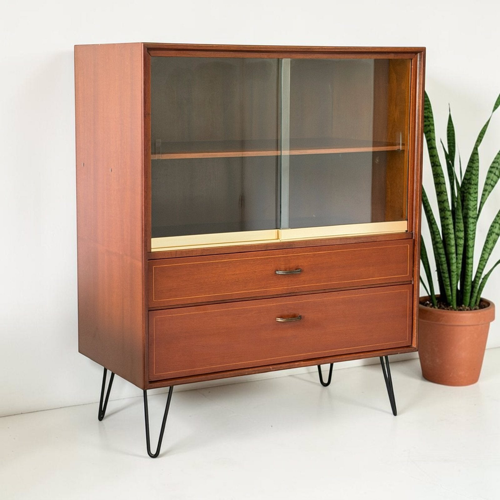 Vintage Formule Kempkes wandkast | Dressoir | retro kast, Ophalen, Gebruikt, Met deur(en), 50 tot 100 cm