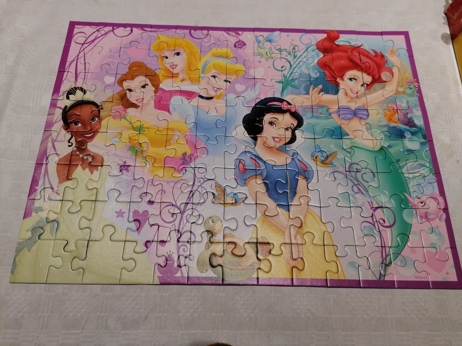 Ravensburger Disney Prinsessen Puzzel 100 XXL Stukjes, Ophalen of Verzenden, Meer dan 50 stukjes, Zo goed als nieuw, 6 jaar of ouder