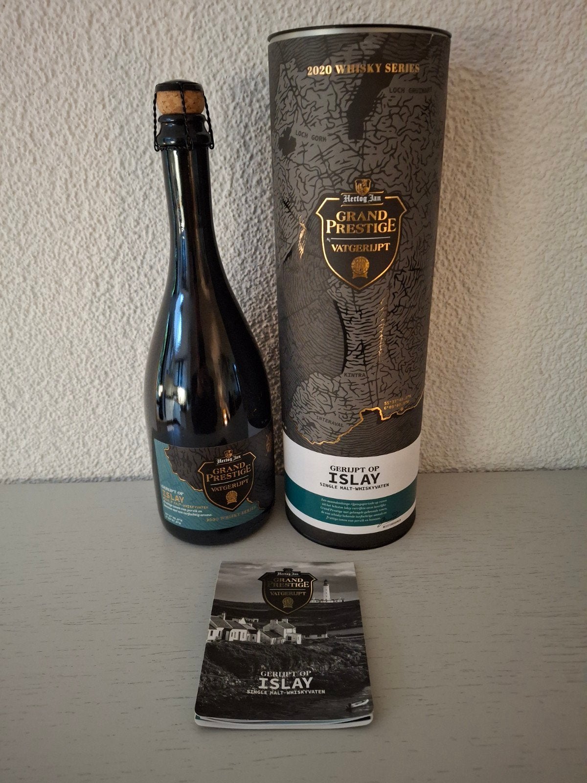 Hertog Jan Grand Prestige Vatgerijpt 2020 Whisky- Islay, Ophalen of Verzenden, Nieuw, Flesje(s), Hertog Jan