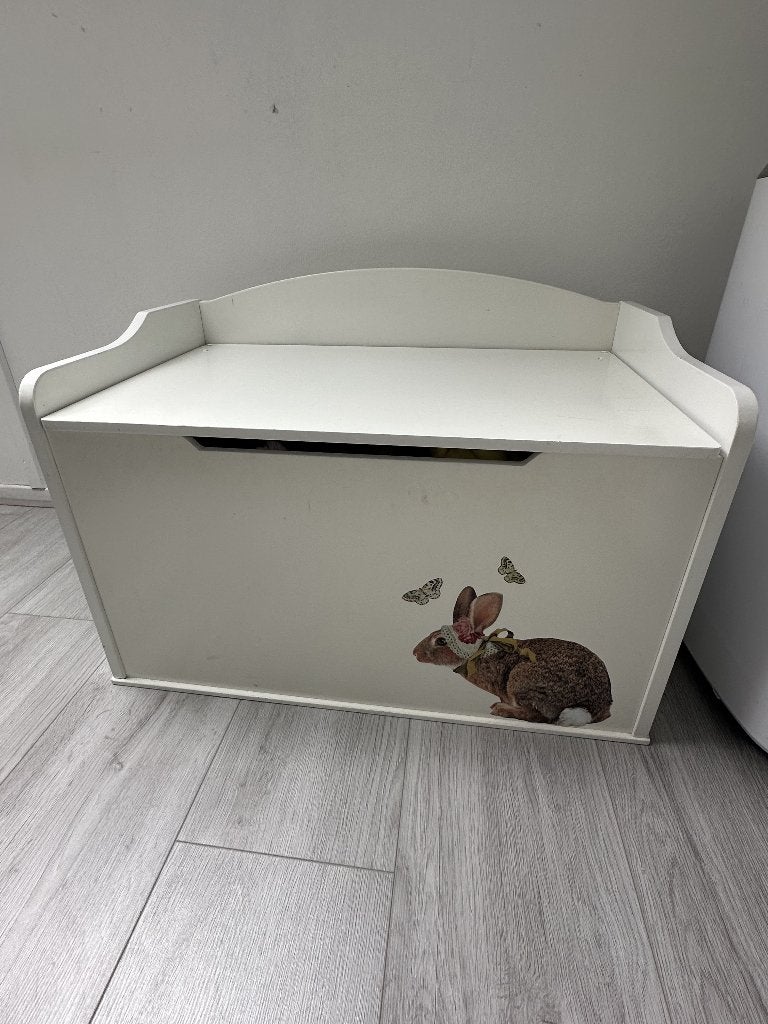 Speelgoedkist / Opbergbank Kinderkamer – wit, Ophalen, Gebruikt, Overige typen