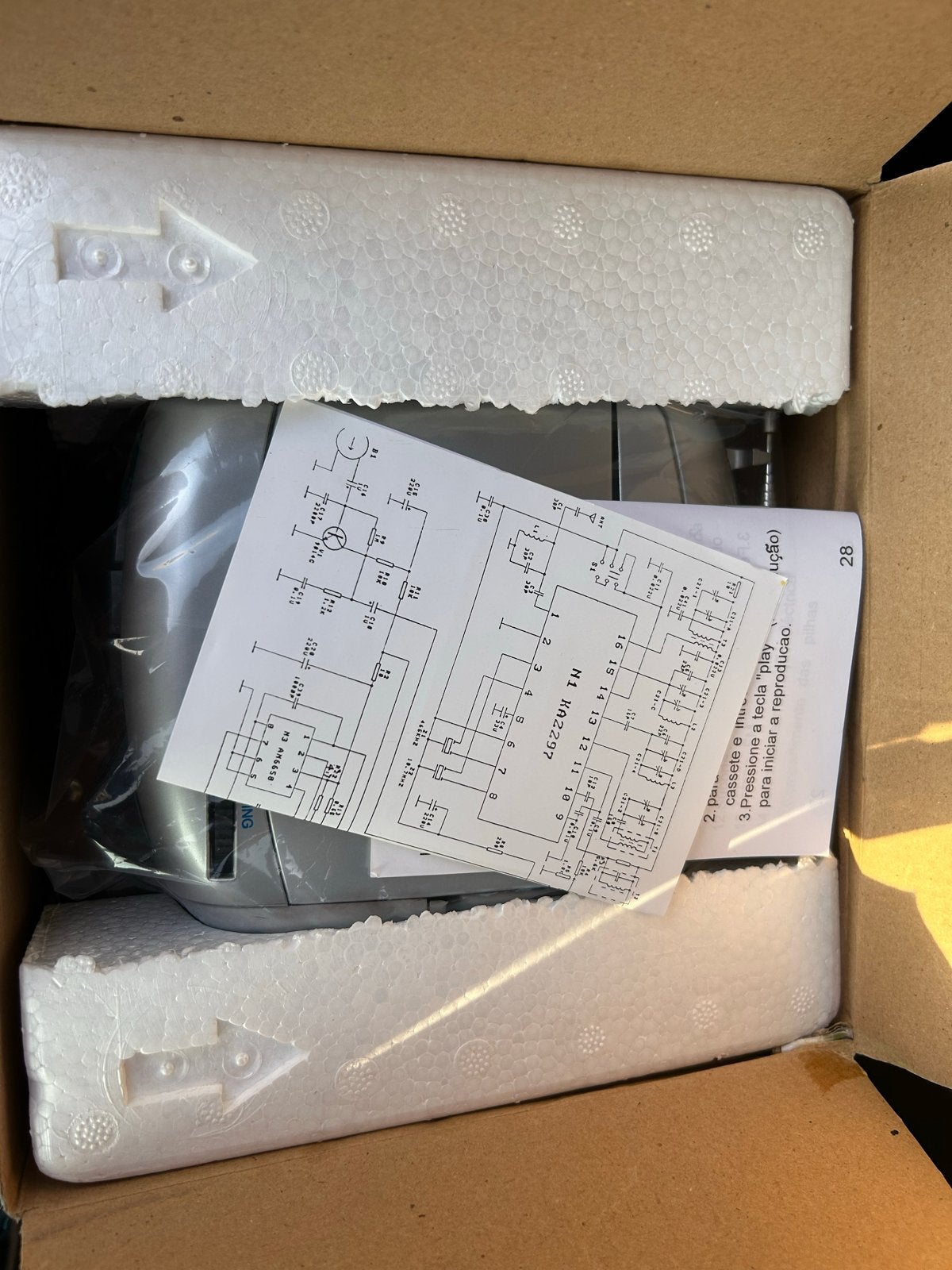 YOKO YPR-103 Mini Boombox Cassette Speler met AM/FM Radio, Ophalen of Verzenden, Nieuw, Radio