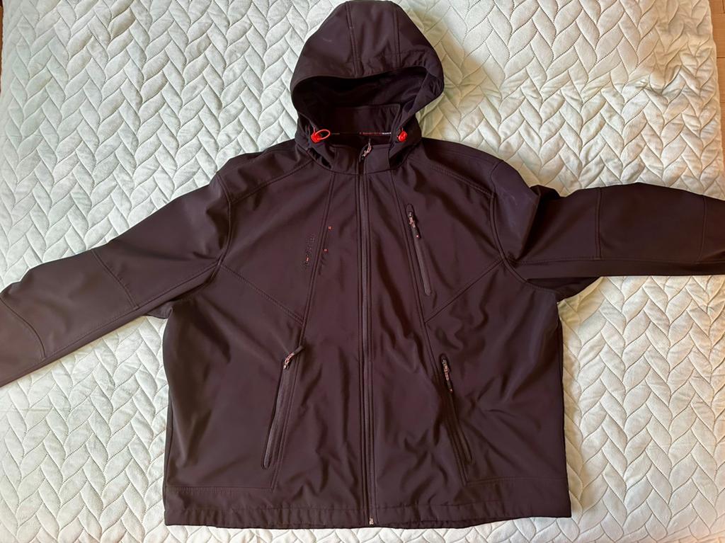 Softshell jas Angelo Littico zwart 6XL vrijwel nieuw, Ophalen of Verzenden, Zo goed als nieuw, Overige maten, Zwart