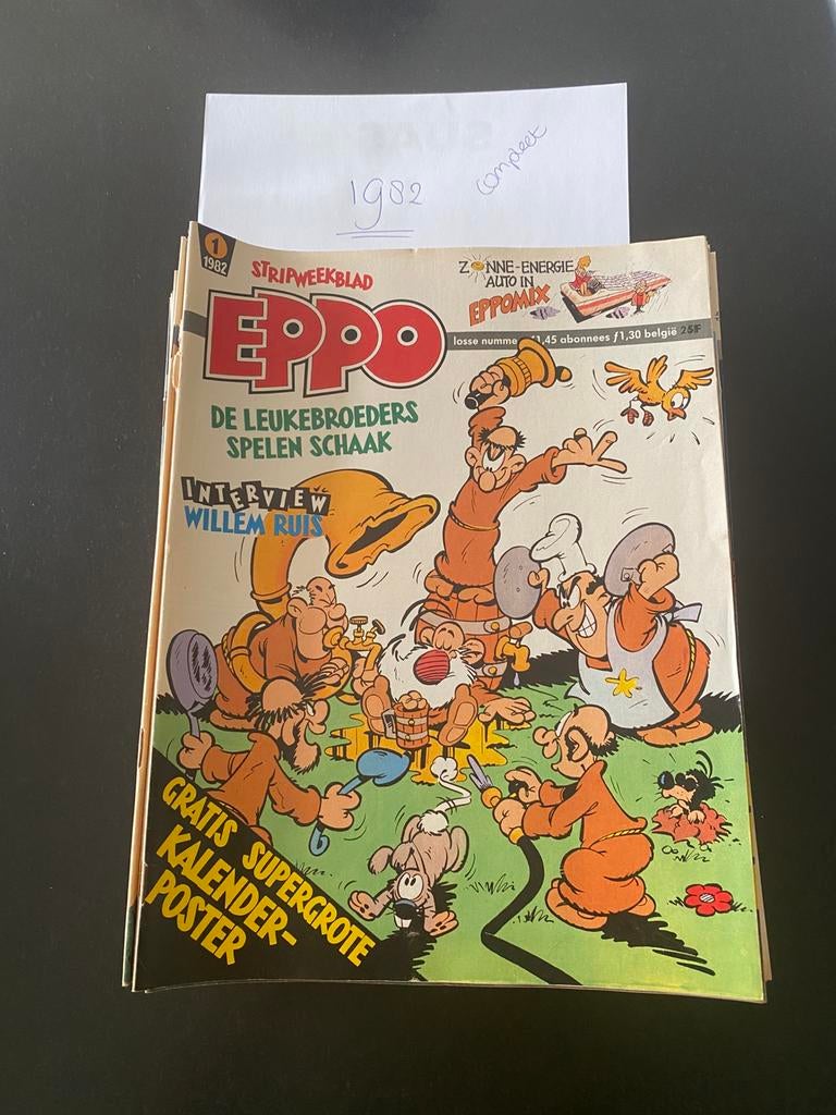 Compleet jaargang Eppo uit 1982, Complete serie of reeks, Ophalen, Gelezen, Europa