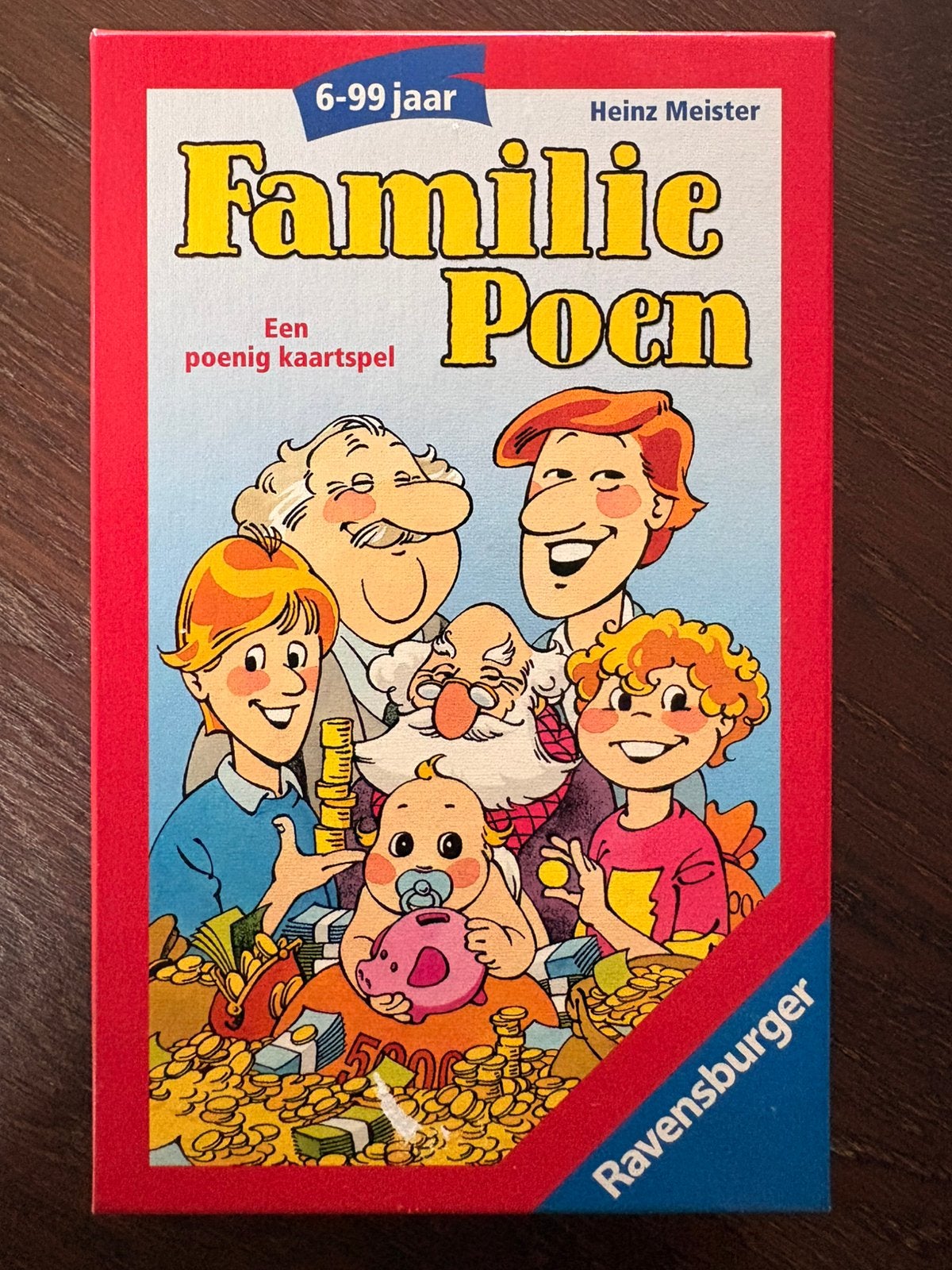 Familie poen - kaartspelletje - nieuw, Een of twee spelers, Ophalen of Verzenden, Zo goed als nieuw