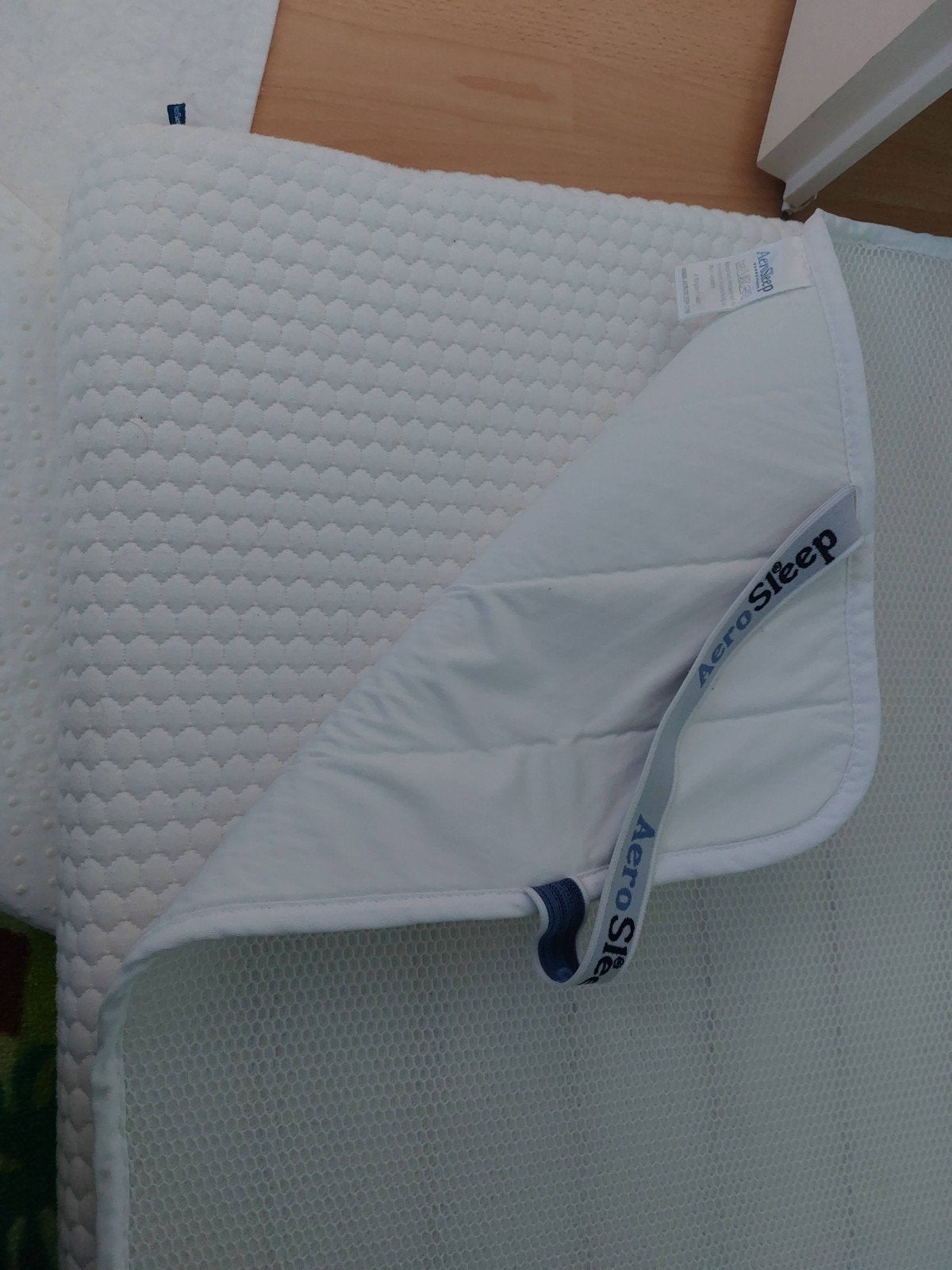 Aerosleep matras met top- en onderbescherming, Ophalen, Gebruikt, Eenpersoons, Overige maten