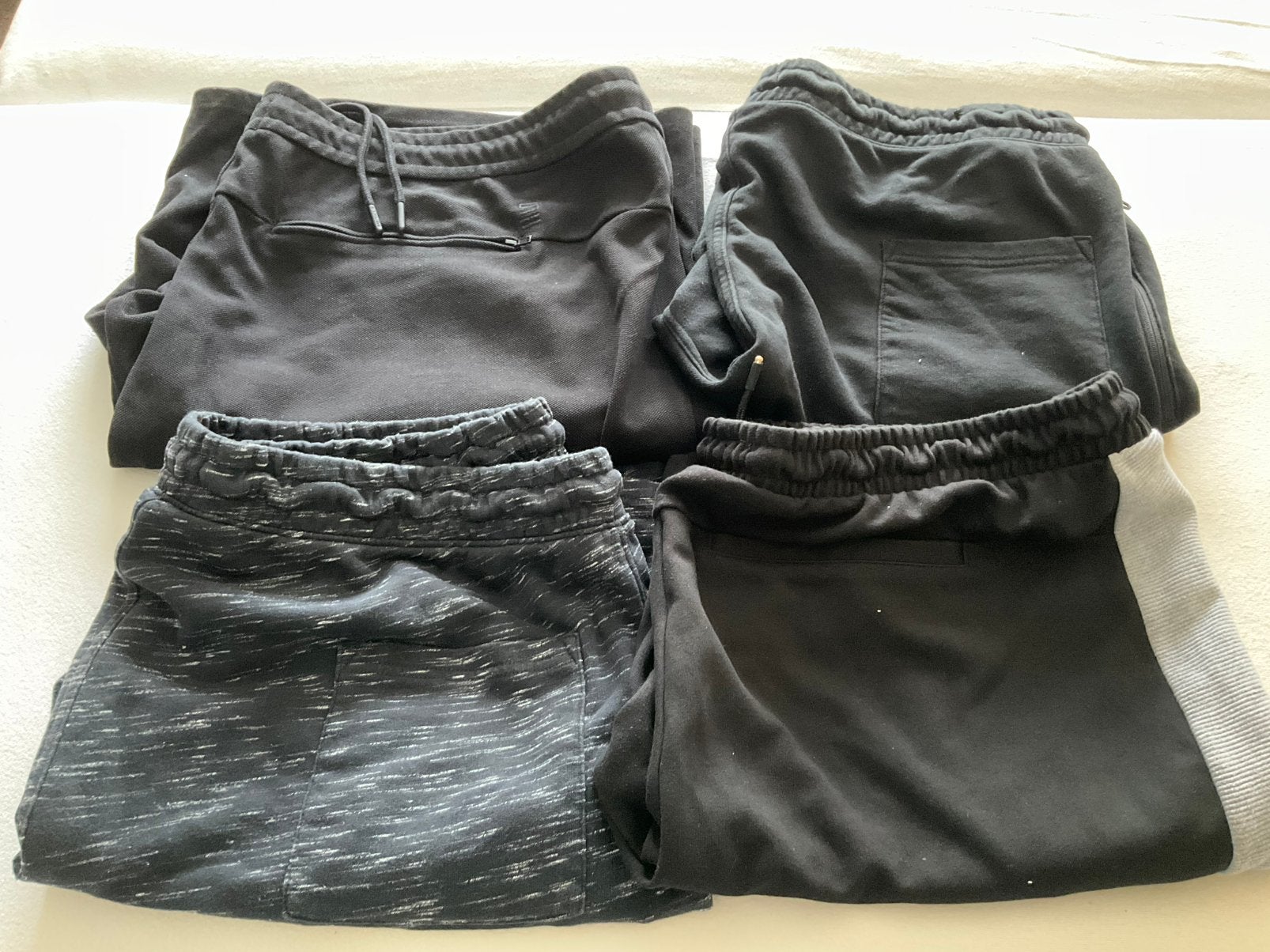 Korte Joggingbroeken maat 5XL ZGAN, Kleding | Heren, Grote Maten, Ophalen of Verzenden, Zo goed als nieuw, Zwart