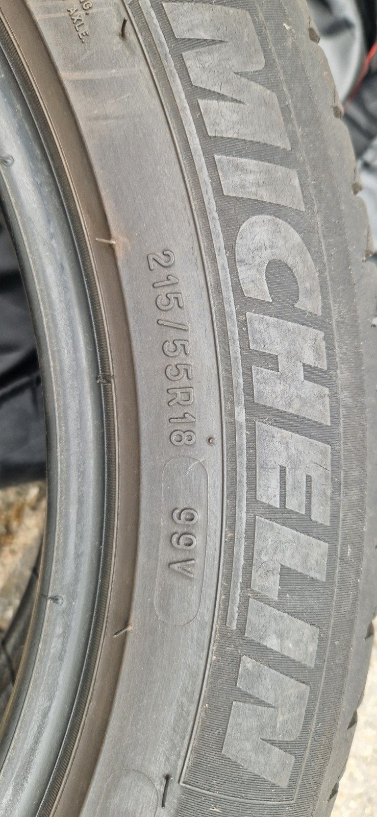 Michelin Zomerbanden 215/55R18 99V - Gebruikt, Ophalen, Gebruikt