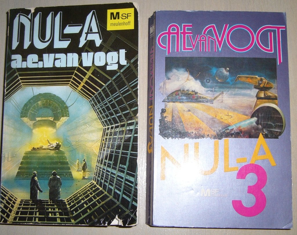 Vogt 3x NUL A samen 3,50 NulA De Schakers van Nul-A Nul A 3, Boeken, Science fiction, Gelezen, Ophalen of Verzenden