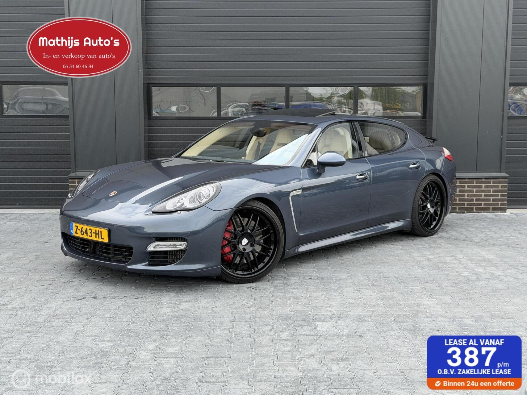 Porsche Panamera 4.8 Turbo Burmester ACC vol optie! 500pk! G, Auto's, Automaat, Euro 5, 8 cilinders, Startonderbreker