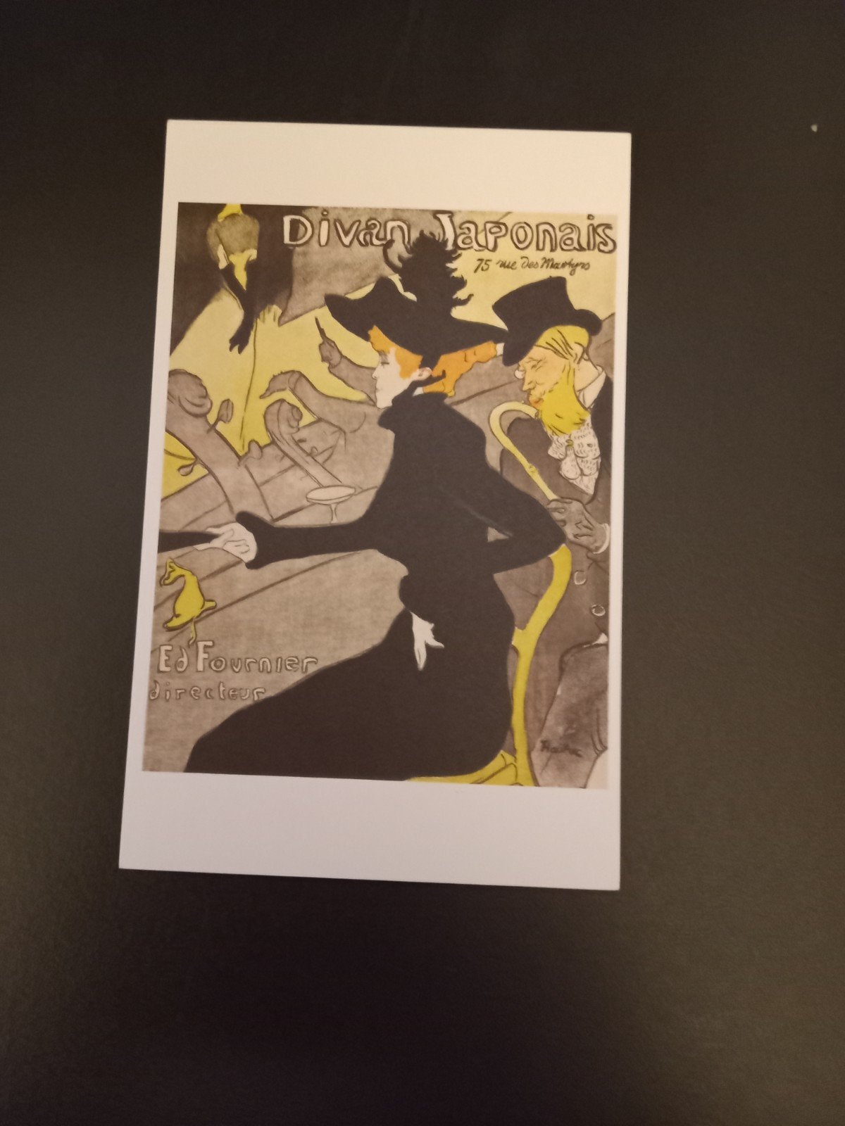 kunstkaart  Toulouse Lautrec. Divan Japonais., Verzenden, Ongelopen, Sterren en Beroemdheden